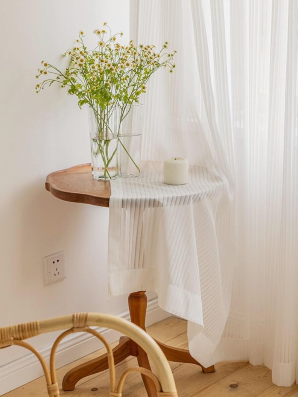 sheer curtain panels (4)